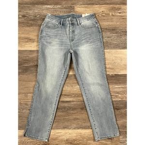 Chico's so slimming girlfriend slim leg jeans sandpiper indigo women 6P NWT